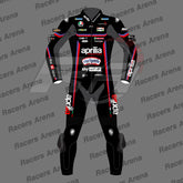 Jorge Martin Aprilia 2025 Motorcycle Leather Racing Suit Front